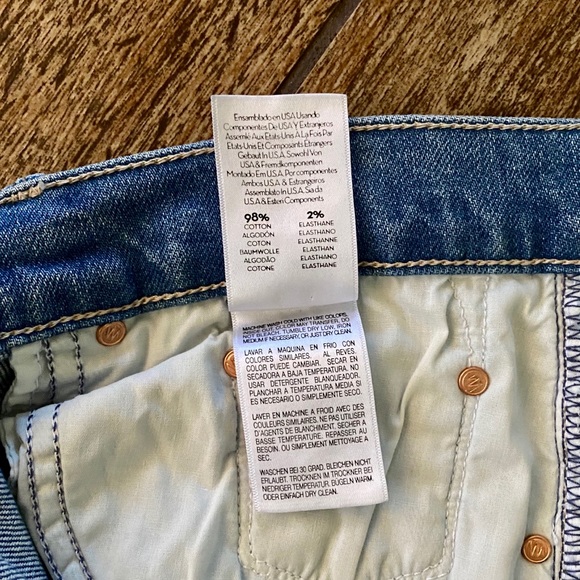 NWT MOTHER The Ankle Insider Chew, Destroyed Bills - Picture 15 of 16